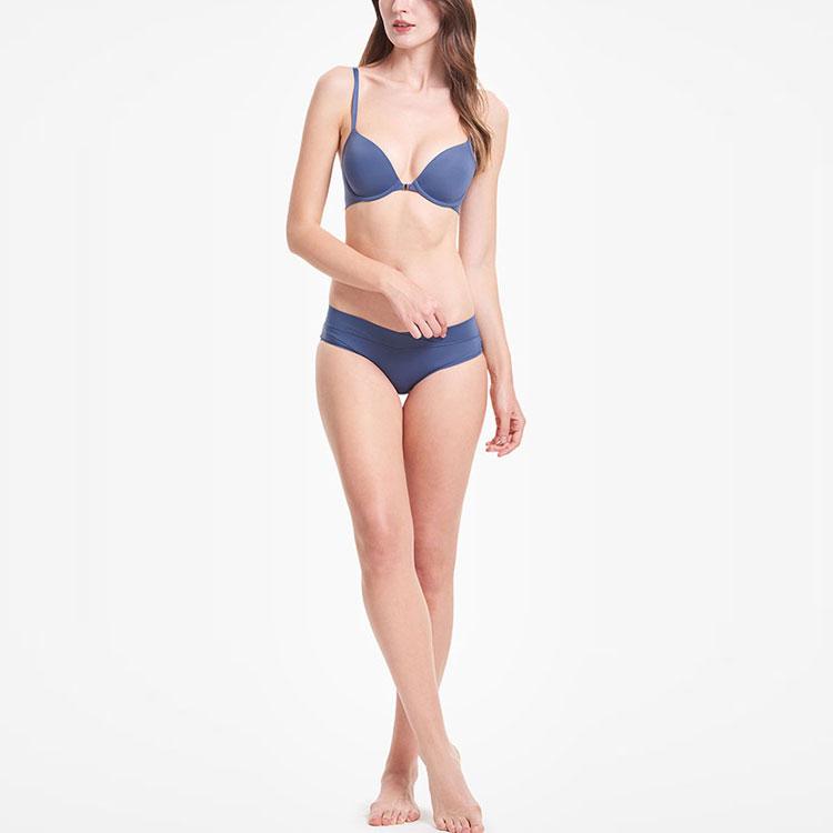 Calvin Klein Seamless Sexy Low Rise Briefs Women underwear Blue QF6357AD-DB2