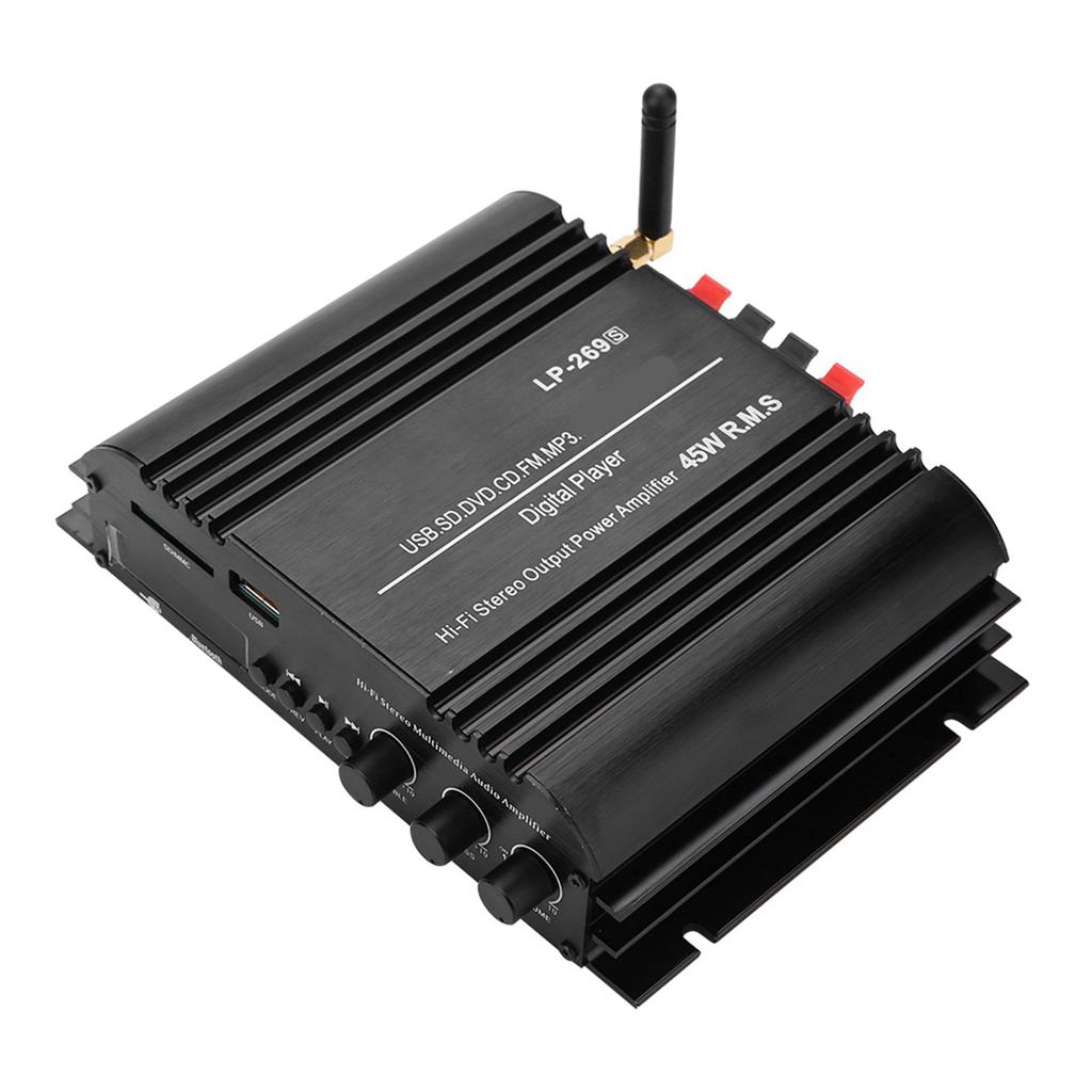 For Lepy LP‑269S Bluetooth Power Amplifier 4 Channel With Remote Control For Home