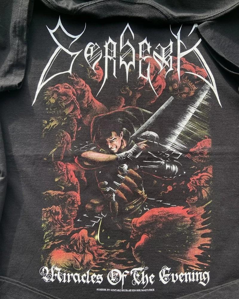 Remake Berserk Anime Rare black T shirt Men Women  S-5XL Unisex T-Shirt M