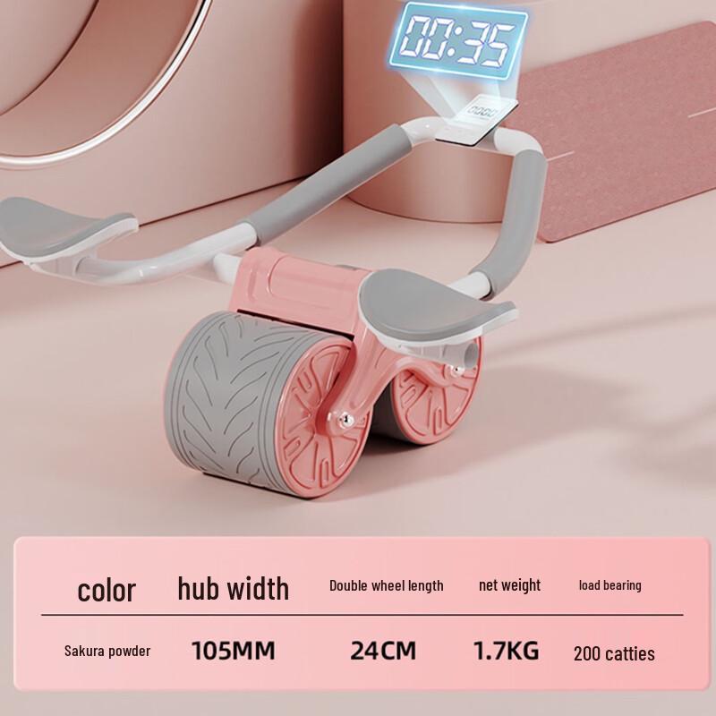 Automatic Rebound Abdominal Wheel with Counter