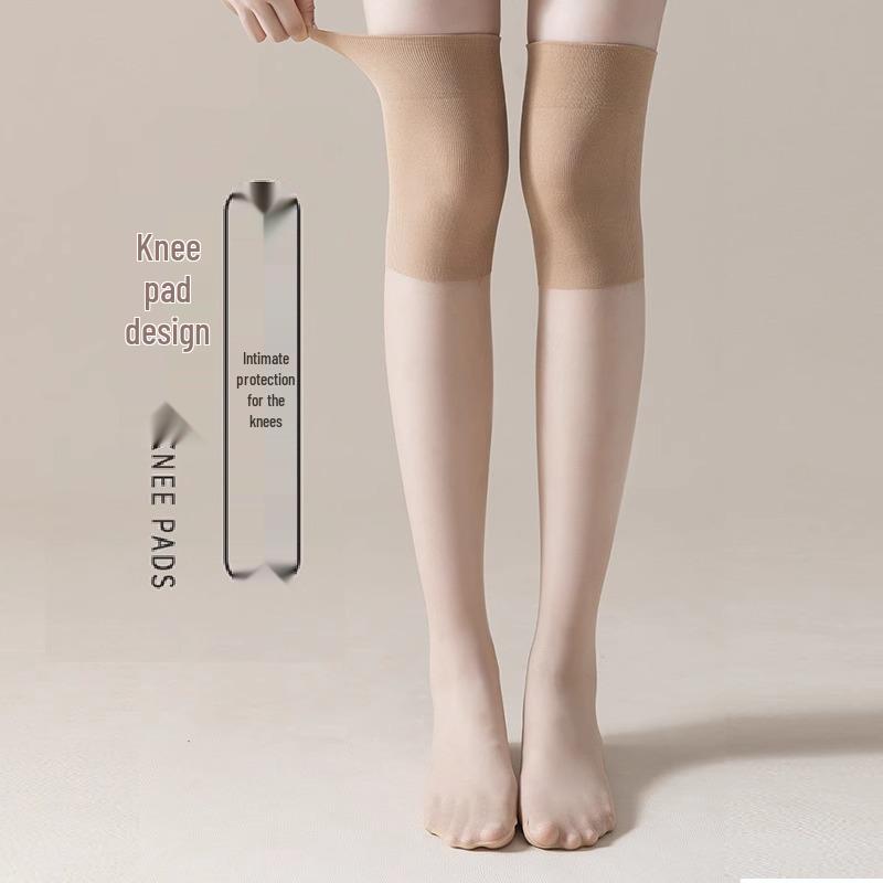 Women's Thin Over-Knee Anti-Slip Knee Pads - Warm, Anti-Snag Stockings for Summer or Air-Conditioned Rooms