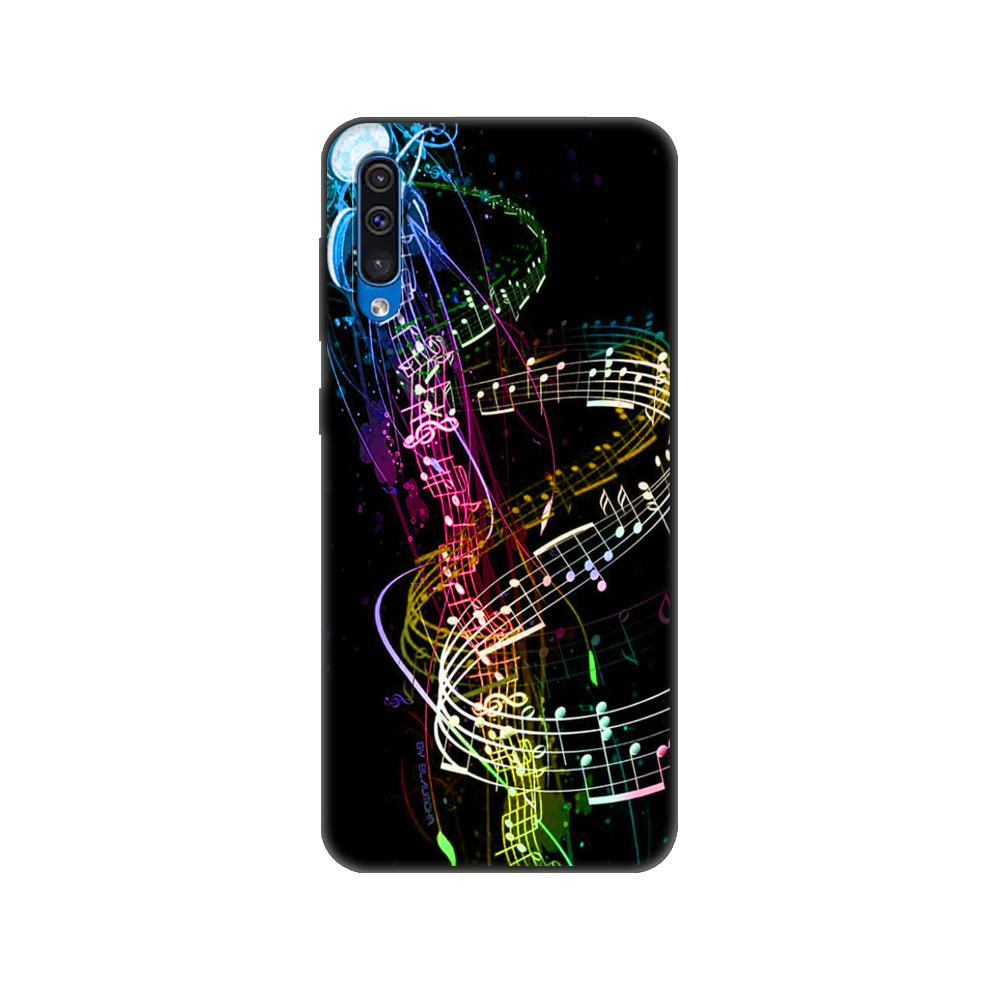 

Черный чехол из ТПУ для Samsung Galaxy A50 50S A30S A10 A21S A31 A41 A51 A71 M21 M30S S10 LITE Музыкальные ноты скрипка классическая музыка Samsung A30S