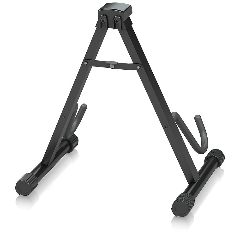 Behringer Kytarový stojan pro elektrickou kytaru Robustní design ČERNÁ, lehký, skládací, GB3002-E