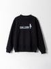 Gaelleoliegseu Little Cat Sweat Shirt Black (Fleece)
