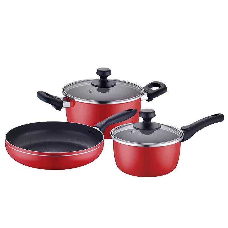 SUPOR VTP1605T Chinese Red Non-stick Cookware Set