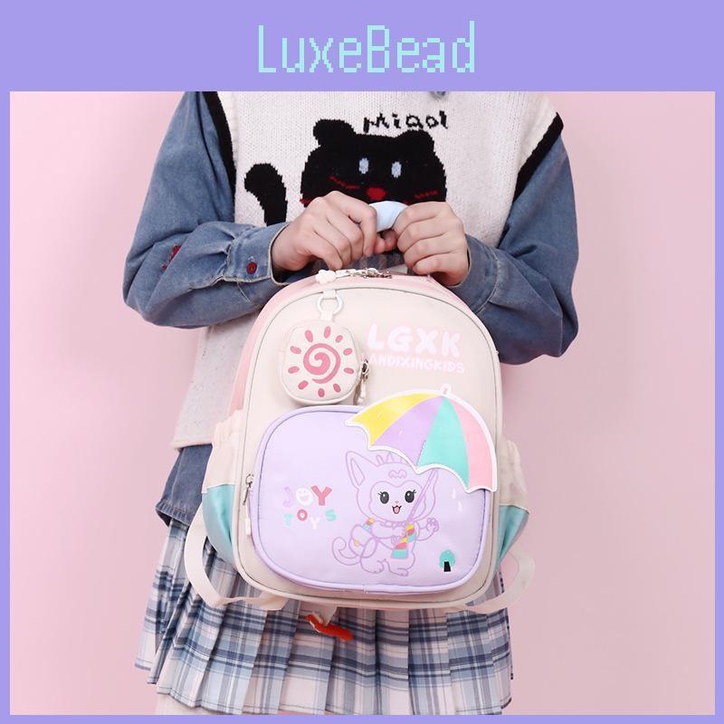 Design New Lovely Kids Backpack Oxford Fabric Cute Gender Neutral School Bag