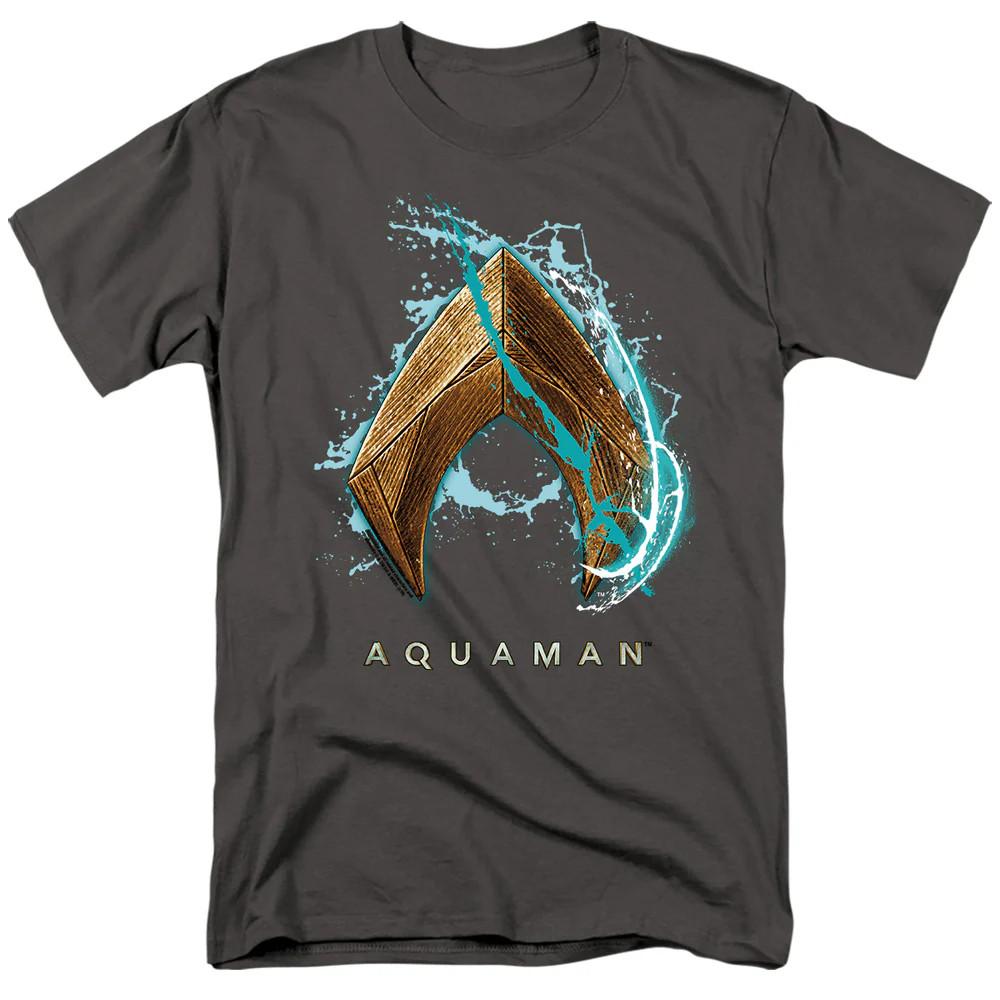 

Aquaman Movie Water Shield Mens T Shirt Charcoal M