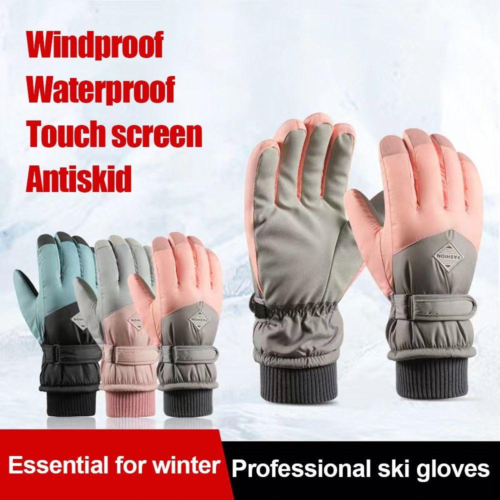 

Non-slip Riding Gloves Touch Screen Ski Gloves Comfortable Snow Gloves Outdoor
