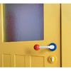 Zinc Alloy Door Lock Interesting Colorful Ceramic Ball Modern Simple Bedroom Silent Door Lock Indoor Wooden Door Handle