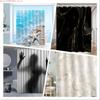 Cute & Simple Shower Curtain With Hooks Waterproof Mildew Resistant Easy Clean Quick For Bathtub Home Hotel Dorm Multi-Scene Use
