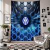 Borussia Dortmund Wall Tapestry Home Decor Wall Hanging Cloth for Bedroom Living Room Background