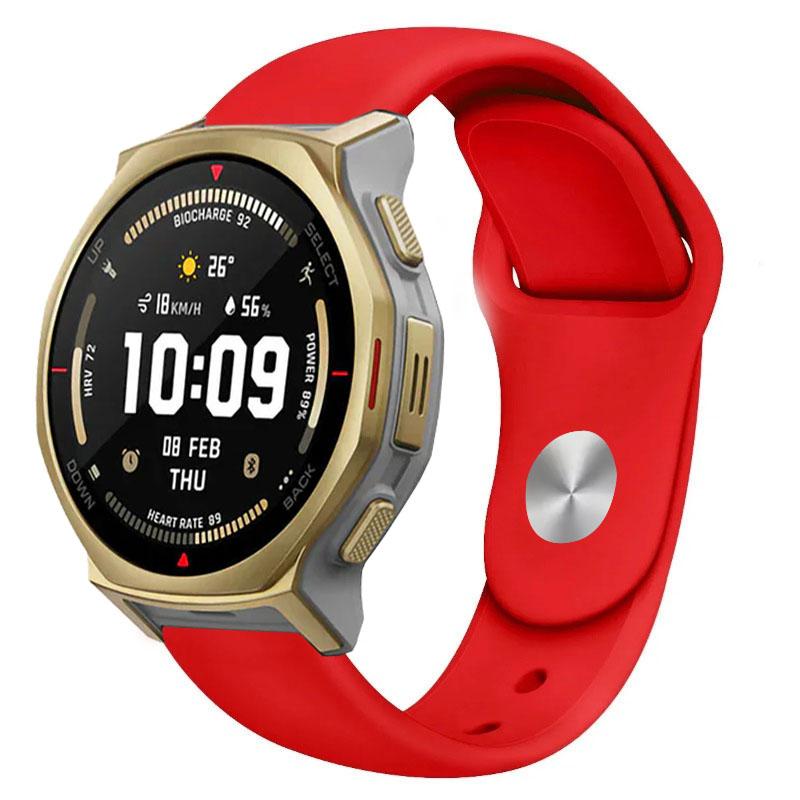 18/20/22mm Sport Silicone Strap For Amazfit T-REX3 Pro 48/44mm Active 2 Bracelet Wristband For Amazfit Helio Balance 2-1/Bip 6-5