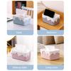 Rectangular Tissue Box Holder with Lid Large Capacity Universal Fit Tissue Container Car Napkin Holder Case
