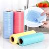 1-4pc Disposable Kitchen Dishcloth Tear-Off Non-Woven Fabric Cleaning Cloth Lazy-Friendly Versatile Kitchen Wipe Absorbent Towel