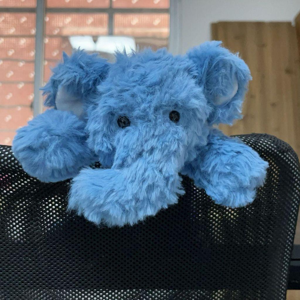 Adorable Elephant Stuffed Pen Bag With Plush Material For Kids School Supplies