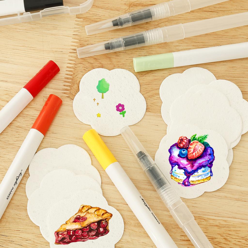Paper Magic Fluffy Paint Stimulate Imagination Magic 3D Foam Texture Painting Kit Add Fun Drawing Texture Painting Kit for DIY