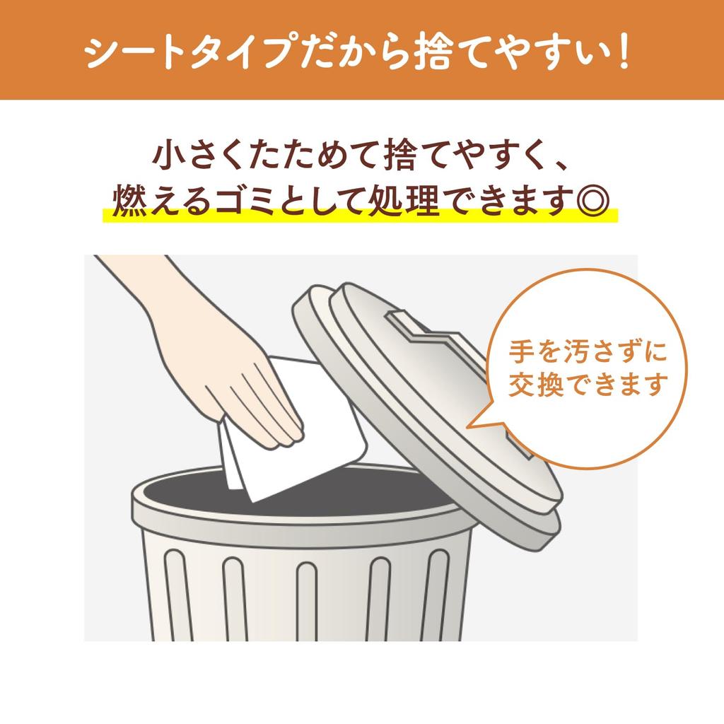 Nyantomo Clean Toilet Deodorizing Antibacterial Sheets Cat Toilet System Sheets Deodorizing & (12 Sheets) - -