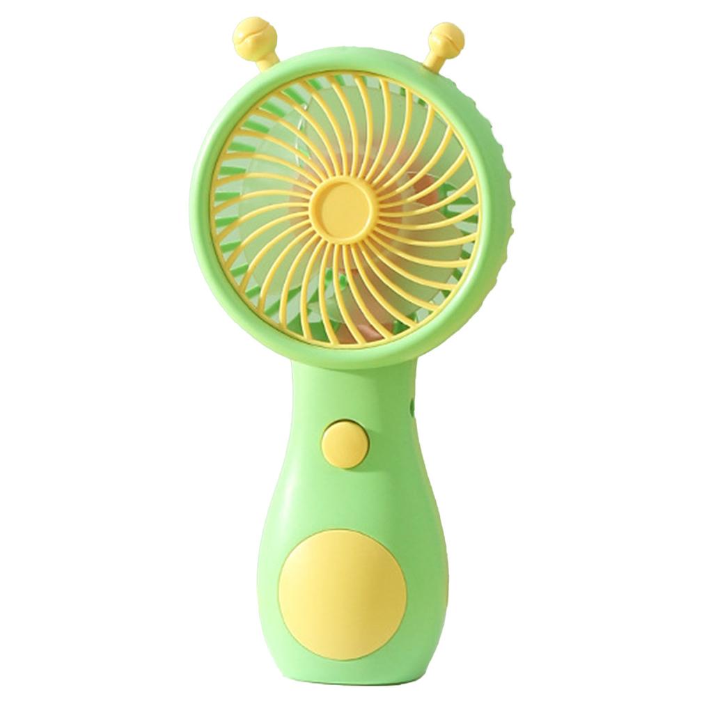 Mini Portable Fan ABS Cute Snail USB Rechargeable Quiet Small Handheld Desk Fan for Home Travel