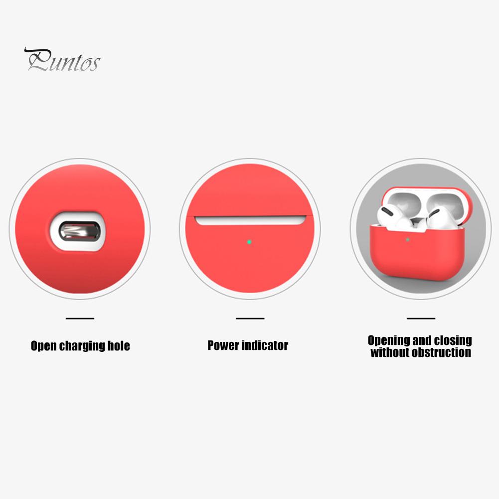 For AirPods Pro 3 Earphone Silicone Bluetooths Protective Case Cover Storage Box