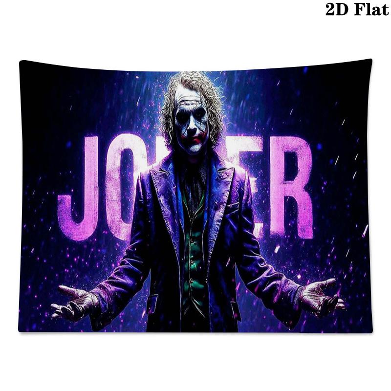 Clown joker Wall Tapestry Aesthetic Wall Hanging Printed Fabric Blanket Decorative Tapestries for Bedroom Living Room Home Decor