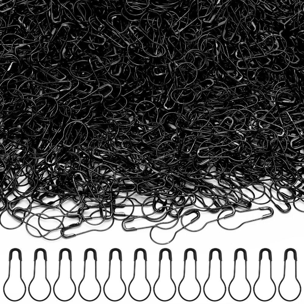 1000Pcs Gourd Shape Clothing Tag Pins Stainless Steel Hanging Tags Pins Safety Pins  Fabric Arts