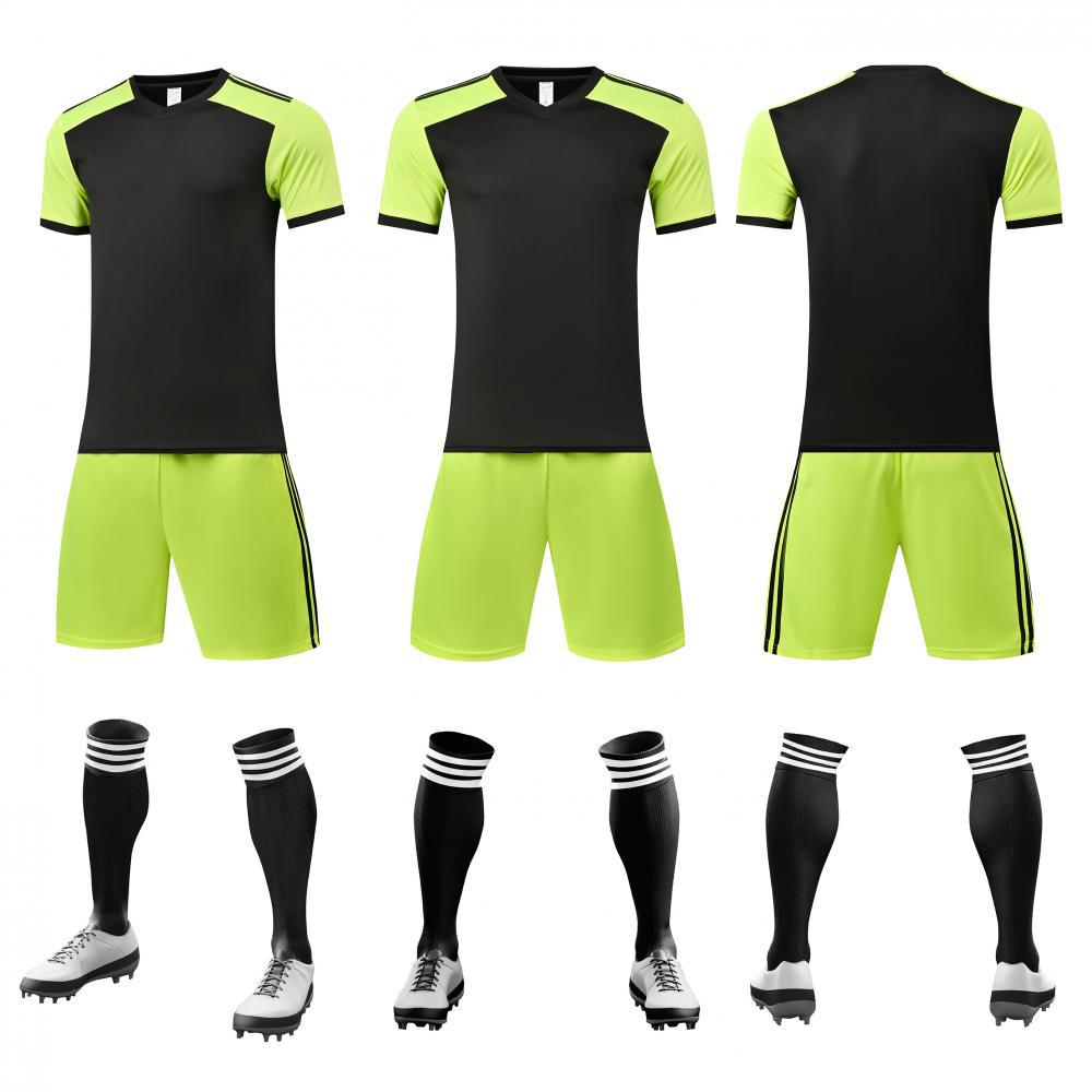Football Uniform Set Men'S Adult Children'S Competition Training Team Uniform Primary School Student Short-Sleeved Football Sports Jersey Female 618