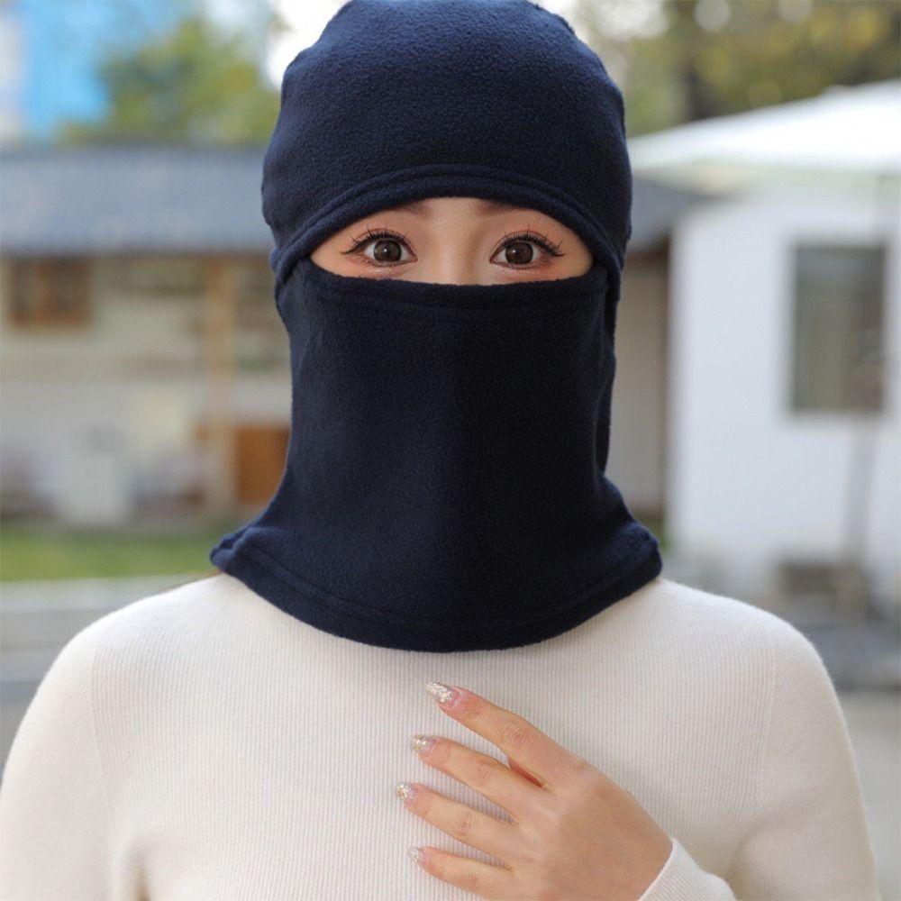 Windproof Winter Hat Polar Fleece Ski Mask Caps Fashion Men Bonnets Women Men