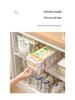 Food-Grade Plastic Kitchen Refrigerator Organizer for Vegetables, Eggs, and More