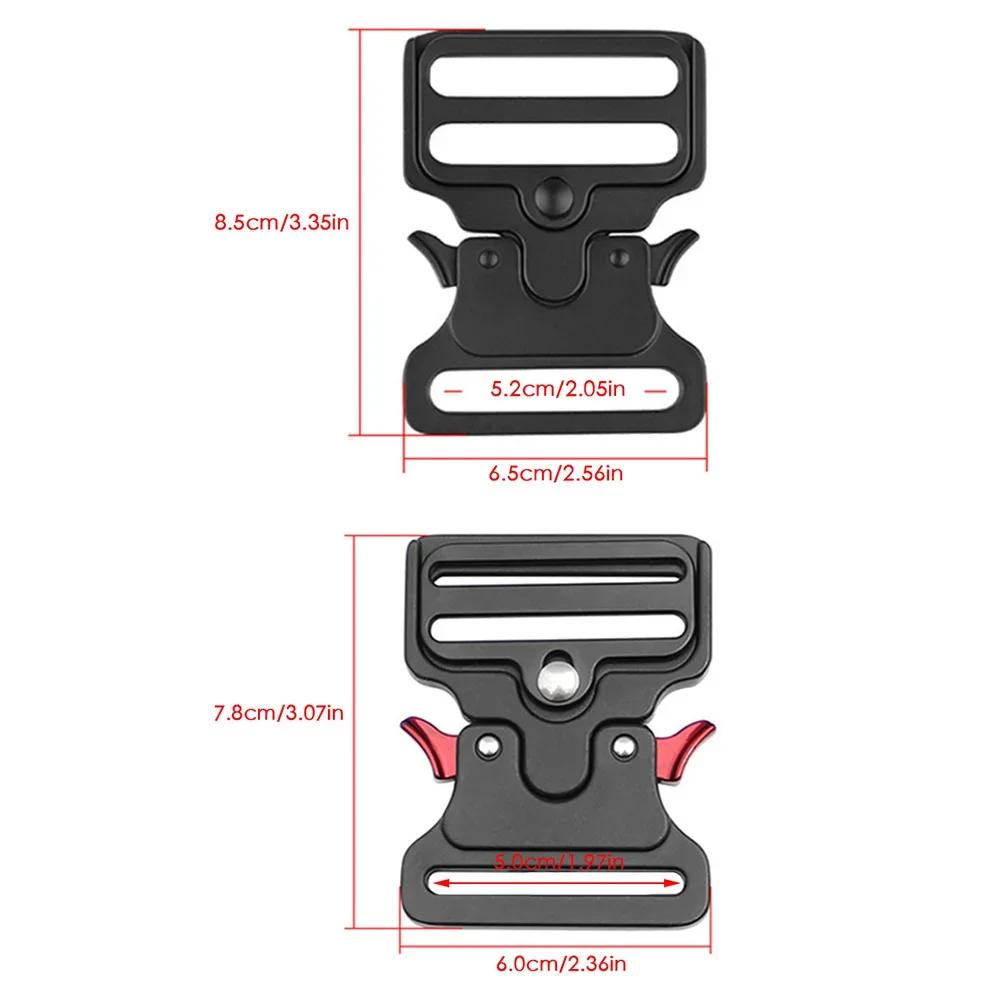 Taktische Gürtelschnalle für Herren, 50/52 mm, Nylon, Zink-Metall, Schnellverschluss, Outdoor-Kampftraining