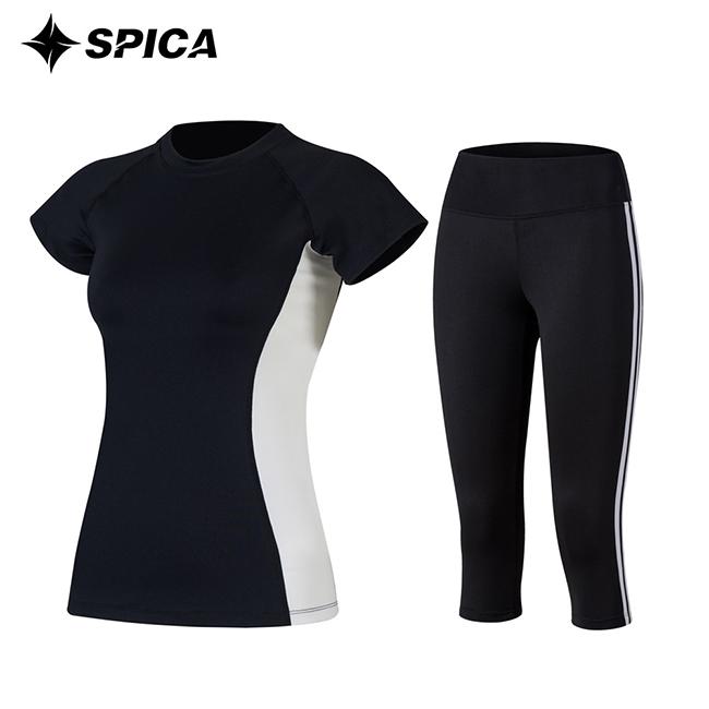 Seupika Yoga Set T-Shirt Sleeveless Leggings Spa527706