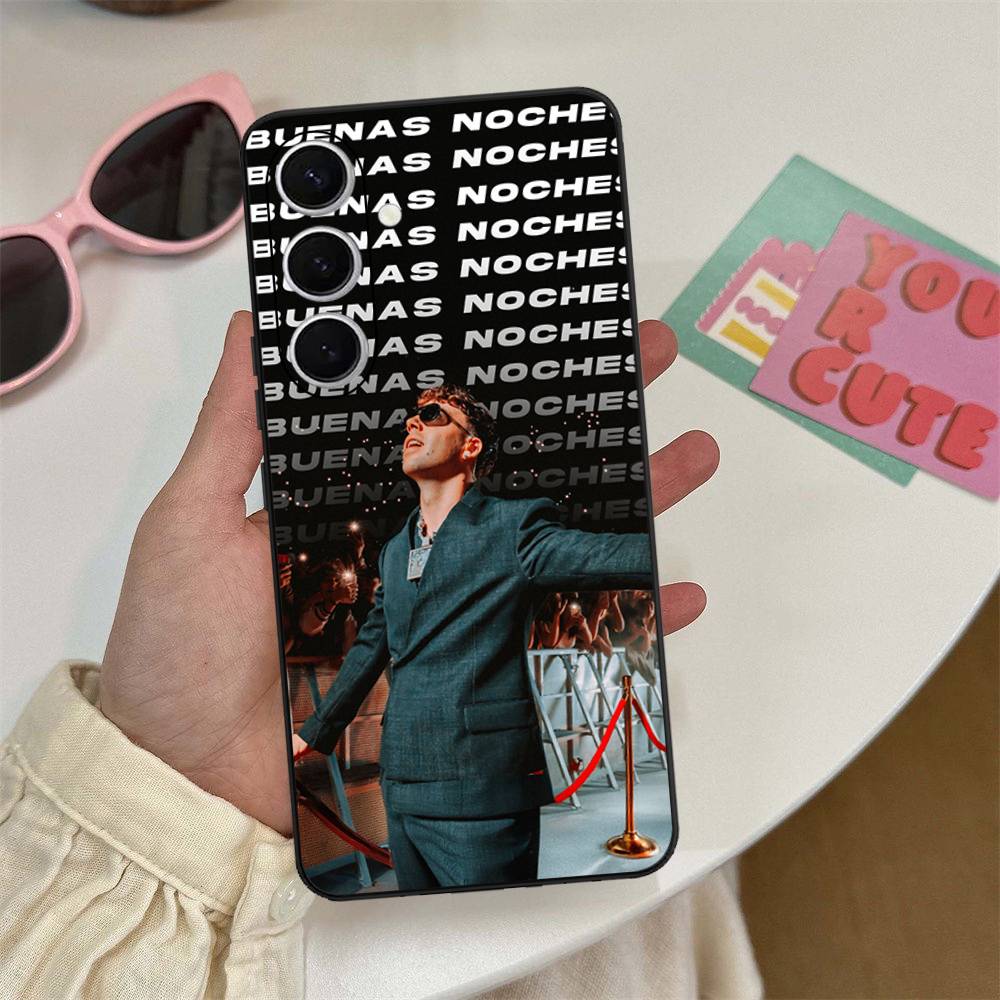 1PC Popular Singer Q-Quevedo Phone Case For Samsung S 24 Fe 25 Ultra Plus 20 Lite 21 30 22 23 24 22 Ultra 5G Fundas