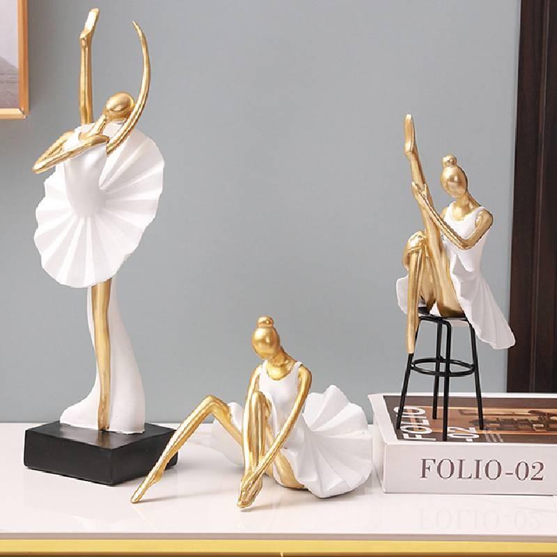 Elegant Dancer Ballet Resin Figurine Home Decor Gift For Colleagues Kids Or