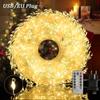 LED Firecracker String Lights Garland Fairy Light Christmas Tree Lights for Wedding Party Christmas Outdoor Decoration 2026