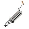 Sausage Stuffer 3L Stainless Steel Vertical Manual Meat Filling Machine with 4 Stuffing Tubes for Home