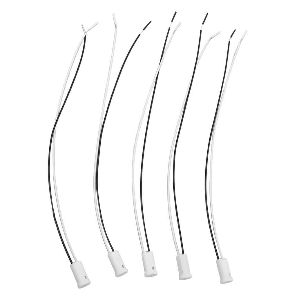 5pcs Halogen Bulb Holder High Temperature Resistant G4 LED Bulb Socket Ceramic Lamp Base