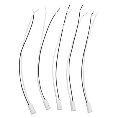 5pcs Halogen Bulb Holder High Temperature Resistant G4 LED Bulb Socket Ceramic Lamp Base