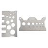 Metric 2PCS Screw Thread Pitch Gauge Ruler for Various Bolt and Nut Sizes
