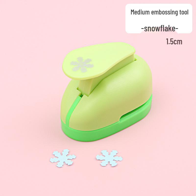 Children's DIY Paper Craft Embossing Machine - Easy Flower Punch for Kindergarten Educational Activities