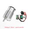 JGB37-520 DC 12V 24V Untersetzungsgetriebemotor Hohes Drehmoment Hohe Leistung 15kg 7RPM-960RPM 520 Getriebemotor Umgekehrter Motor