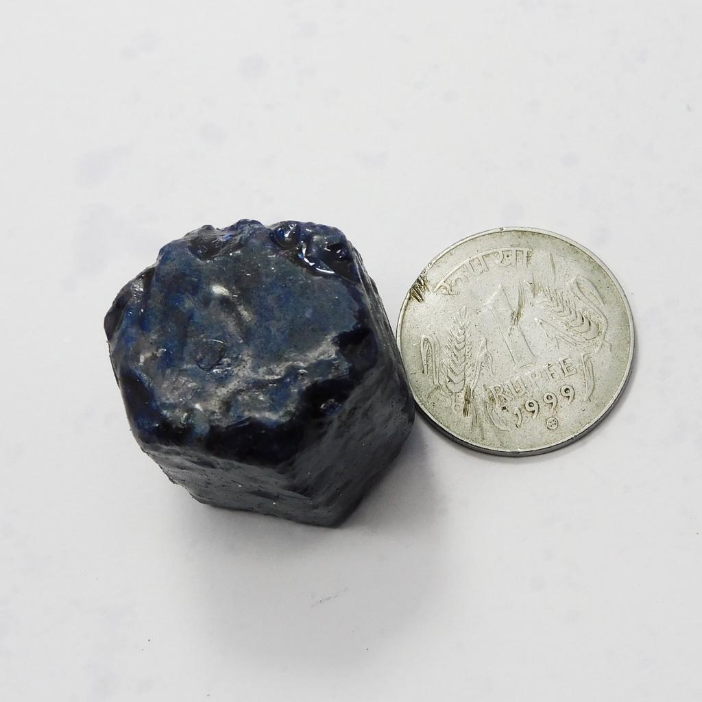 265.45 Carat Uncut Raw Natural Blue Sapphire Rough Loose Gemstone CERTIFIED M-1305-h