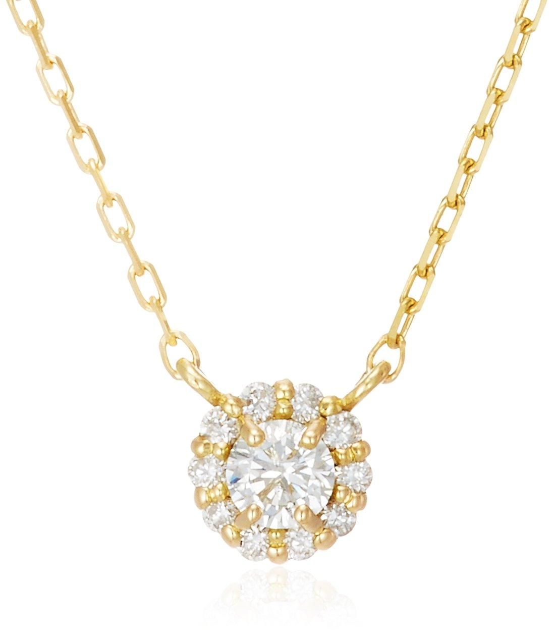 

Vendome Necklace K18 Yellow Gold Diamond Miroir GGVN006840DI [Official] [VIH Aoyama] 0.1ct
