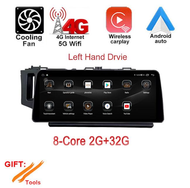 

12.3 Android 14 QLED Screen For Honda Fit 2014-2020 LHD Car Player Carplay Multimedia Radio Stereo Video GPS Navigation