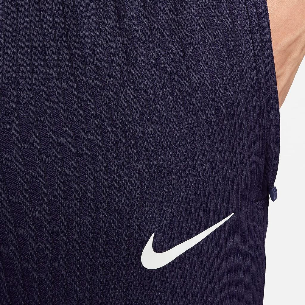 Nike England Strike Elite Dri-FIT ADV Soft Comfortable Moisture-Wicking Football Lightweight Knitted Pants Men Bottoms Purple-Ink White FJ2015-555