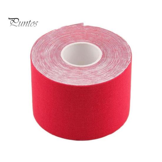 Sport Tape 1 Roll Bandage Breathable Lightweight Cotton Medical Fitness Intramuscular Kinesiology Patch for Adult