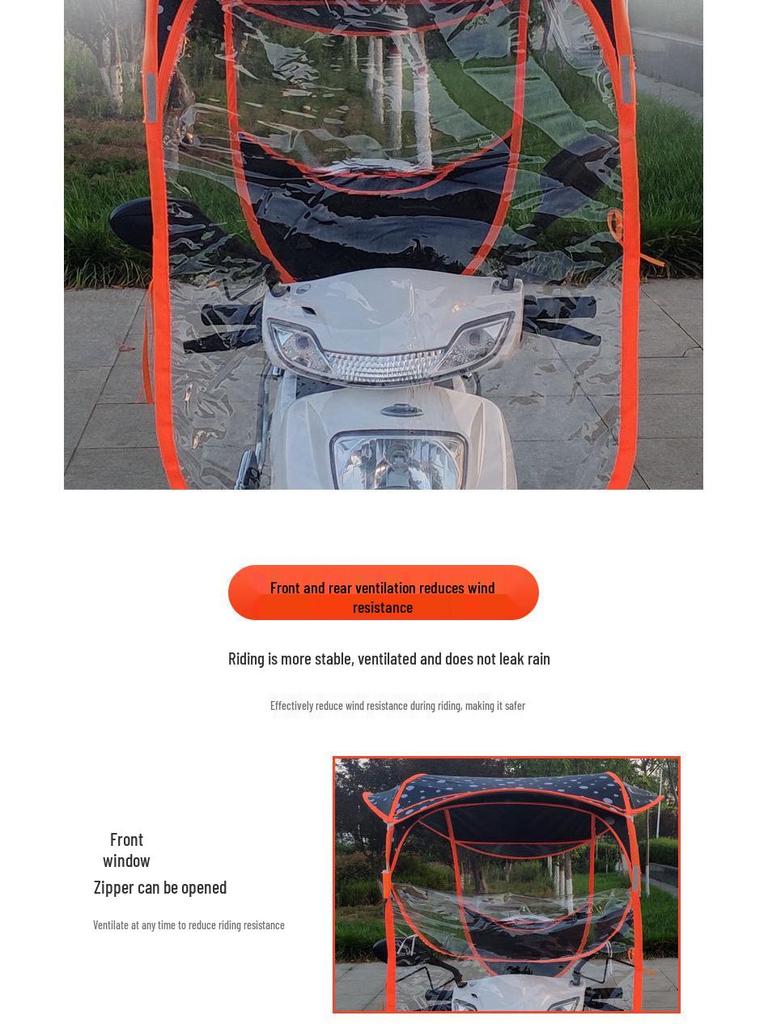 Universal Thickened Motorcycle and Carport Detachable Sunshade Canopy for All Seasons