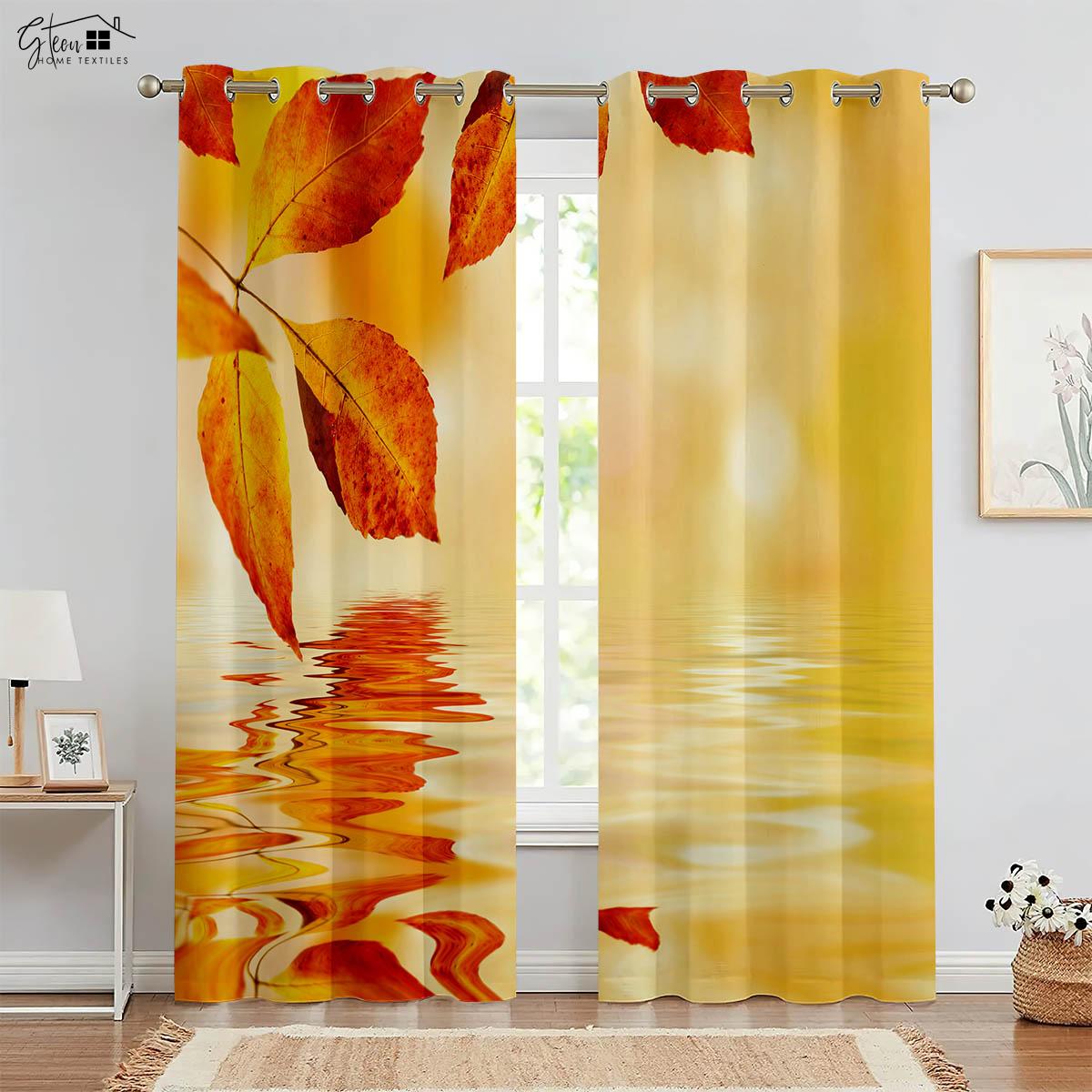 

Flower Three-Dimensional Print Draperies Chinese Style Gorgeous Plum Blossom Peach Blossom Violet Rose Bedroom Living Room Space Rod Pocket Drapery W50xH130(CM)x2PCS&Grommet Top