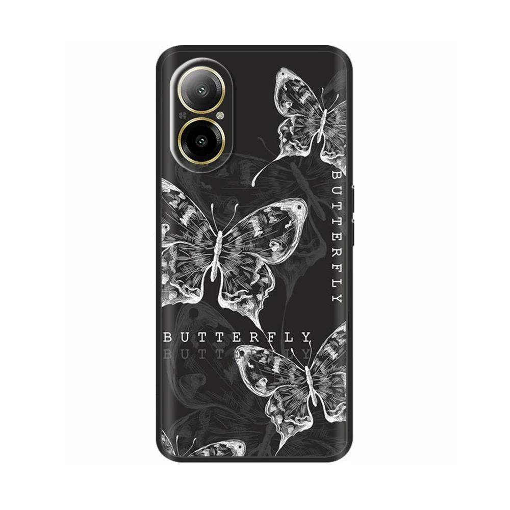 For Realme C67 4G Case Phone Cover Cool Sweet Soft Smooth Liquid Silicone Bumper For Oppo Realme C67 Full Protection Back Cover