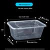 Disposable Plastic Takeaway Containers