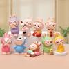 1 Piece Kawaii Toys Surprise Cute Labubu Figure Pendant Face Changing Doll Cartoon Anime Macarone Birthday Cake Decoration