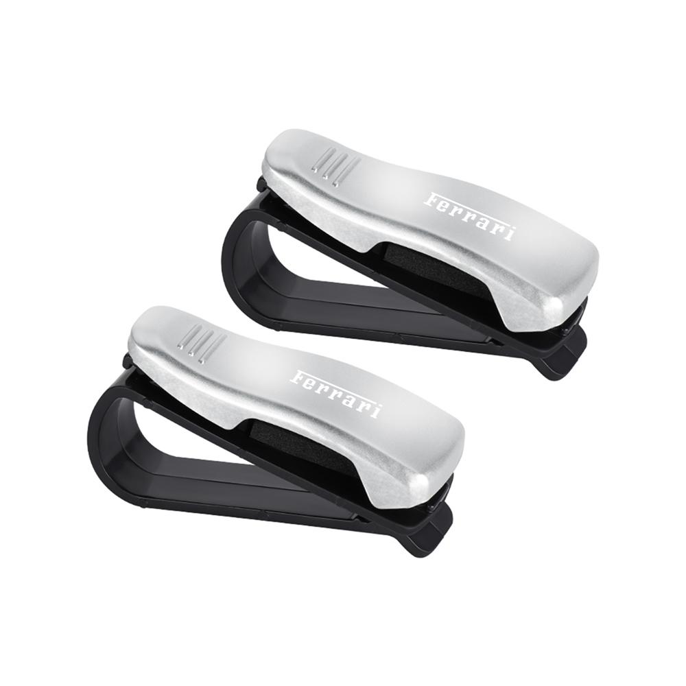 Car Sun Visor Glasses Clips Eyeglasses Storage Holder Car Valve For Ferrari 308 GT4 328 GTB GTS F355 360 Modena F430 458ltalia TG6